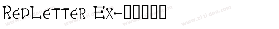 RedLetter Ex字体转换